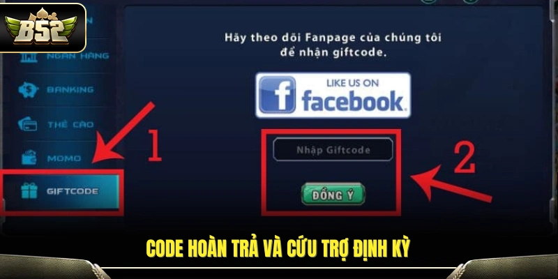 Code B52 – Tổng Hợp Mã Ưu Đãi Mới Nhất Hôm Nay Cho Newbie 3 Mã hoàn tiền và hỗ trợ thua lỗ theo chu kỳ